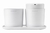 JUEGO DE 3 ACCESORIOS BANO PLASTICO BLANCO - comprar en línea