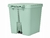BOTE DE RECICLAJE STEP-UP DE PEDAL CON SOPORTE PARA ETIQUETAS ASA PARA TRANSPORTAR CIERRE SUAVE VERDE 25L en internet