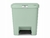BOTE DE RECICLAJE STEP-UP DE PEDAL CON SOPORTE PARA ETIQUETAS ASA PARA TRANSPORTAR CIERRE SUAVE VERDE 25L - comprar en línea