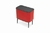 BOTE DE BASURA DOBLE CUBO DE ACERO ROJO 11/23 L - comprar en línea