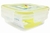 CONTENEDOR CON TAPA CUADRADO PLASTICO300ML en internet