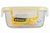 CONTENEDOR CON TAPA CUADRADO VIDRIO 380ML en internet