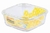CONTENEDOR CON TAPA CUADRADO VIDRIO 380ML - Tendence