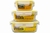 CONTENEDOR CON TAPA CUADRADO VIDRIO 12LTS - Tendence