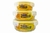 CONTENEDOR CON TAPA REDONDO VIDRIO 920ML - Tendence