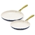 SET 2 PZAS SARTEN 20 Y 26 CM ALUNINIO ANODIZADO ANTIADHERENTE CERÁMICO MANGOS DE ACERO INOXIDABLE - comprar en línea