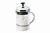 ESPUMADOR DE LECHE CHAMBOR CON MANGO DE VIDRIO 250 ML BRILLANTE - comprar en línea