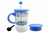 PRENSA DE CAFE BISTRO NOUVEAU DE DOBLE PARED TAPA CON EMBOLO Y 1 TAPA EXTRA DE 1 L AZUL - comprar en línea