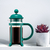CAFETERA JAVA DE EMBOLO ICONICA VERDE 350ML - Tendence