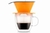 FILTRO DE CAFE CON TAZA DOBLE PARED NARANJA 310ML - Tendence