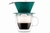 FILTRO DE CAFE CON TAZA DOBLE PARED VERDE 310ML - Tendence