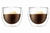 JUEGO 2 VASOS PARA PARA CAFE DOBLE PARED PAVINA VIDRIO BOROSILICATO 250ML en internet
