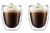 JUEGO 2 VASOS PARA CAPUCHINO DOBLE PARED PAVINA VIDRIO BOROSILICATO 350ML en internet