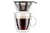 FILTRO DE CAFE CON TAZA DOBLE PARED CAFE OSCURO 310ML en internet