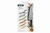 JUEGO DE 12 CUCHILLOSCURO CON FUNDA EN ACERO INOXIDABLE DE 19181486CM - Tendence