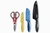 JUEGO DE 3 CUCHILLOSCURO CON FUNDA DE 61318 CM Y 1 TIJERAS - comprar en línea