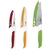 SET DE 4 PIEZAS TABLA PARA CORTAR Y CUCHILLOS DE ACERO INOXIDABLE CUCHILLAS AFILADAS MANGO ERGONOMICO DE GOMA SUAVE Y CO - Tendence