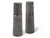 SET DE MOLINOS MARLOW PARA SAL EN MADERA DE HAYA GRIS Y DETALLE DE METAL CEPILLADO 185 x 6 CM - comprar en línea