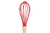BATIDOR DE SILICON ROJO CON MANGO DE MADERA DE 30 CM en internet