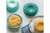 JUEGO DE 2 PIEZAS MOLDE MINI BUNDT DE PLASTICO COLOR MENTA - Tendence
