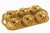 MOLDE PARA 6 PASTELITOS MINIATURA ALUMINIO DORADO - comprar en línea