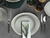 PLATO BASE SOHO DE PORCELA EN COLOR VERDE DE 30CM - Tendence