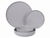PLATO POSTRE CAPRI DE PORCELANA EN COLOR GRIS DE 19CM en internet
