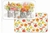MANTEL INDIVIDUAL RECTANGULAR BORDES REDONDEADOS GRANJA FLORAL REVERSIBLE PLASTICO FLEXIBLE LIBRE DE BPA MULTICOLOR 43.5X28.57CM. - comprar en línea