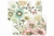 MANTEL INDIVIDUAL RECTANGULAR BORDES REDONDEADOS BOHO MARIPOSA REVERSIBLE PLASTICO FLEXIBLE LIBRE DE BPA MULTICOLOR 43.5X28.57CM. - comprar en línea