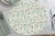 MANTEL INDIVIDUAL REDONDO MENTAS REVERSIBLE PLASTICO FLEXIBLE LIBRE DE BPA MULTICOLOR 34.3CM. - Tendence