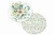 MANTEL INDIVIDUAL REDONDO MENTAS REVERSIBLE PLASTICO FLEXIBLE LIBRE DE BPA MULTICOLOR 34.3CM. - comprar en línea