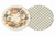 MANTEL INDIVIDUAL REDONDO TIEMPO DE CALABAZA REVERSIBLE PLASTICO FLEXIBLE LIBRE DE BPA MULTICOLOR 34.5 CM. - comprar en línea