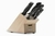 BLOQUE CUCHILLOS MADERA 6 PIEZAS GOURMET - comprar en línea