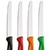 JUEGO 4 CUHILLOS UNIV COLORES ACERO en internet