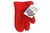 GUANTE PARA COCINA DE SILILICON COLOR ROJO 27X17CM - Tendence