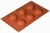 MOLDE SEMISFERA DE SILICON CAPACIDAD 360ML 6X3CM en internet