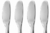 JGO 4 CUCHILLOS ANISE ACERO 18/0 - Tendence