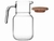 JARRA DE VIDRIO HOOP 1.5L CON TAPA TIPO CORCHO MANGO DE COMODO Y FACIL AGARRE - comprar en línea