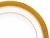 PLATO TRINCHE DE PORCELANA CRESTWOOD GOLD 26CM en internet