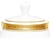 AZUCARERA DE PORCELANA CON TAPA CRESTWOOD GOLD - Tendence