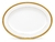 PLATON DE PORCELANA OVAL CRESTWOOD GOLD 40CM - comprar en línea