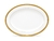PLATON DE PORCELANA OVAL CRESTWOOD GOLD 35CM - comprar en línea
