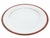 PLATO TRINCHE DE PORCELANA 27 CM MARBLE RED en internet