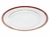 PLATO ENSALADA 21 CM DE PORCELANA MARBLE RED - Tendence