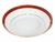 PLATO DULCE 14 CM DE PORCELANA MARBLE RED en internet