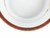 PLATO DULCE 14 CM DE PORCELANA MARBLE RED - Tendence