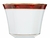 TAZA CAFE 250 ML DE PORCELANA MARBLE RED - Tendence