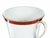 TAZA CAFE 250 ML DE PORCELANA MARBLE RED en internet