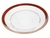 PLATO TAZA 15 DE PORCELANA MARBLE RED en internet