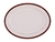PLATON DE PORCELANA MEDIANO MARBLE RED DE 35 CM - comprar en línea